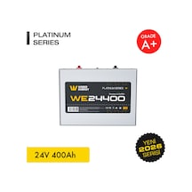 Werer Energy 24V 400Ah LiFePO4 Platinum Series Bluetooth'lu Lityum Demir Fosfat Akü