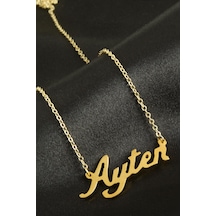 Flzdgnkr Ayten İsimli Kolye -sarı altın