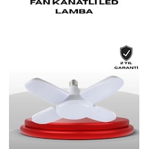 4 Kollu Katlanır Pervane Led Ampül 60 Watt Yüksek Aydınlatma Ve Enerji Tasarrufu Diğer