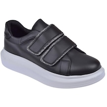 Pullman Çift Cırtlı Kadın Spor Ayakkabı En-855 Siyah-siyah