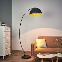 Rıolight Retro Tekli Metal Lambader Köşe Lambası Şapka Çapı: 40C