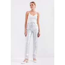 Kadın Modern Stil Beyaz 918 İp Askılı Crop Top
