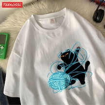 Noıssey Urban Pop Graphic Kadın Tişört Koleksiyonukod 5225 Beyaz