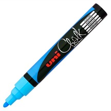 Uni Chalk Marker Wet Wipe Light Blue 1.8-2.5 Mm