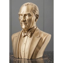 Her Evde Bulunması Gereken Dekoratif 15 Cm Atatürk Heykeli 3 Boyutlu Baskı Hediyelik
