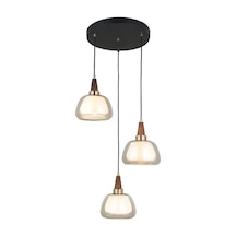 Ermo 3 Lu Antık Lak 3 Lu Avıze 3xe27 Çok Renkli