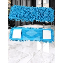 60 Cm Mikrofiber Mop Paspas Yıkanabilir, İz Bırakmaz, Tüm Düz Mop Aparatlarıyla Uyumlu