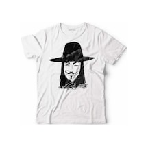 V For Vendette Mask Vandetta Çocuk Tişört 001