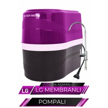 14 Aşamalı Pompalı Su Arıtma Cihazı Ph Plus Mineral Filtreli