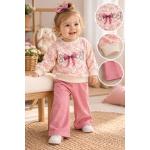 Babywood Sweet Baskılıkız İkili Takım 9-24 Aylık -dü26769232 - Pembe