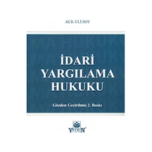 İdari Yargılama Hukuku-Ali D. Ulusoy