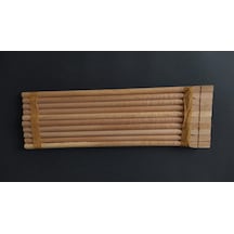 Ahşap Tahta Tünek 10 Lu 40 Cm