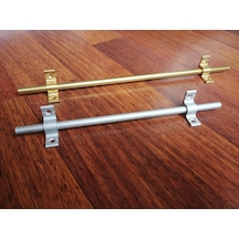 Merdiven Dip Çubuğu - Hali Çubuğu 110 Cm-Mat Gri