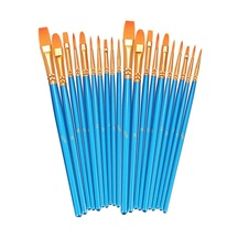 Xiaoqityh-pudra Fırçası + Allık Fırçası-gül Makyaj Fırçası-mavi