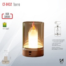 Cata Ct-8432 Şarjlı Masa Lambası