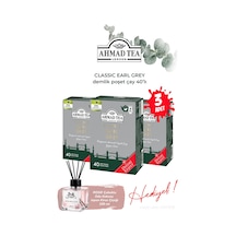 3 Paket 40'lı Klasik Earl Grey Demlik Poşet Çay 80 G Ve Oda Kokusu
