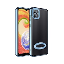 Kilifone - Samsung Uyumlu Galaxy A03 - Kılıf Kamera Korumalı Tatlı Sert Omega Kapak - Sierra Mavi