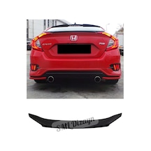 Honda Civic Fc5 Bagaj Üstü Parlak Siyah Spoiler-spoyler