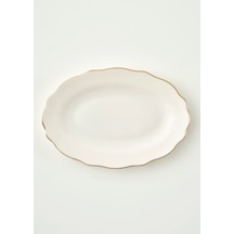Bella Maison Victoria Porselen Sunum Tabağı Gold 30 Cm Gold