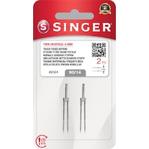 Çift İğne 4mm. 2'li Blister/14 No.