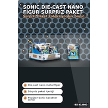 4 Cm Metal Die-cast Mini Sonic Figur Koleksiyon Paketi Surpriz Nano Oyun Bx-313802