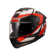 Ls2 Stream 2 Road Kask Beyaz Gri Kırmızı Mat Siyah