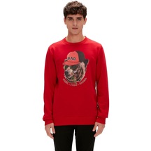 Bad Bear Erkek Sweatshirt 23.02.12.019-c54 Kırmızı