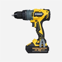 Kömürsüz Akülü Darbeli Matkap 150nm 18v 2x4.0 Ah Plus Akü Hızlı Şarj Rtrmax X-lıon - Rtx3020