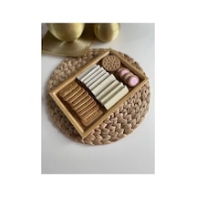 Hubrendy Tedarik Bambu Çok Amaçlı Düzenleyici Sunum Tepsisi 33 Cm X 22 Cm Royaleks-81287 Diğer