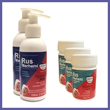 Bezos Olegovich Medicine Tüy Dökücü Azaltıcı Rus Merhemi 150 Ml 2 Adet + Genital Bölge Merhemi 50 Ml 3 Adet Nıda