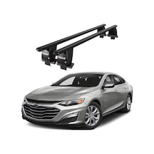 Royal Chevrolet Malibu 2016 Ve Sonrası Uyumlu Siyah Kilitli Ara Atkı Port Bagaj Tavan Barı