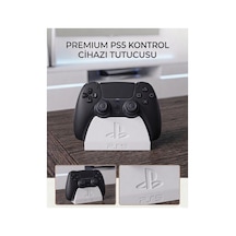 Ps5 Dualsense Premium Stand Masaüstü Oyun Kolu Tutucu - Şık Ve Minimalist Tasarım - Beyaz
