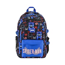 Faber-Castell Spiderman Deep Code Sırt Çantası,su İtici Baskılı Kumaş,ayarlanabilir Omuz Askılığı Çok Renkli