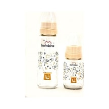 Bambino 2’Li Gaz Yapmayan Krem Biberon Seti 225 ML + 125 ML