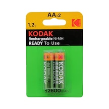 Kkonsantrasyon Şarj Edilebilir Ni-mh Aa Pil 2600 Mah 2 Adet Hmngoxxtptprp