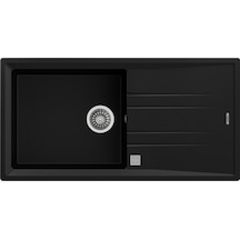 Teka Stone 60 L-Tg Siyah Granit Eviye