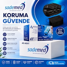 3 Katmanlı Tek Kullanımlık Lastikli Maske