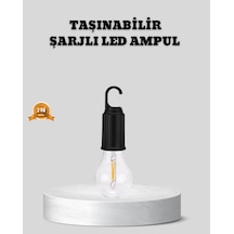 Type-c Şarjlı Led Kamp Lambası - Uzun Ömürlü Pil Ve Yüksek Parlaklık Çok Renkli