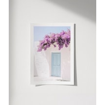Çerçevesiz Poster Mor Çiçeklerin Gölgesinde