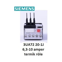 SIEMENS 3UA72 20-1J 6,3-10 Amper TERMİK RÖLE