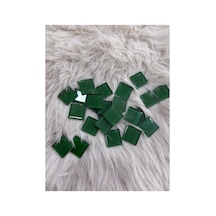 Sanatsal Kristal Mozaik Ks-23 23x23mm Koyu Yeşil 250gr