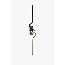 Modern Minimalist Şerit Led Duvar Aplik 2476-s59-4u-gt Siyah