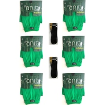 6'Lı Paket Erkek Bambu Boxer Çorap Hediyeli 001