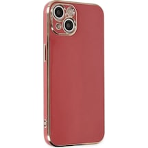 Newface Apple İphone 14 Kılıf Volet Silikon - Kırmızı