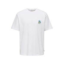 Only & Sons Pokemon Life Erkek Beyaz Tişört 22037659-bws Beyaz