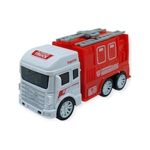 İş Makinaları Serisi - Sürtmeli İtfaiye Aracı 12 Cm - Panzer Lisinya