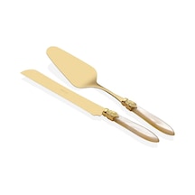 Rivadossi Laura Oro Krem Pasta Servis Seti