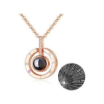 Vegagiftshop 100 Dilde Seni Seviyorum Kolye Altın
