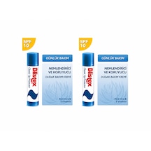 Blistex Klasik Dudak Bakım Stick Spf10, Aloe Vera Ve E Vitamini, 4,25 G, 2'li Set
