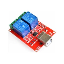 Robotistan 2 Kanal 5V Röle Kartı - Usb Kontrollü
